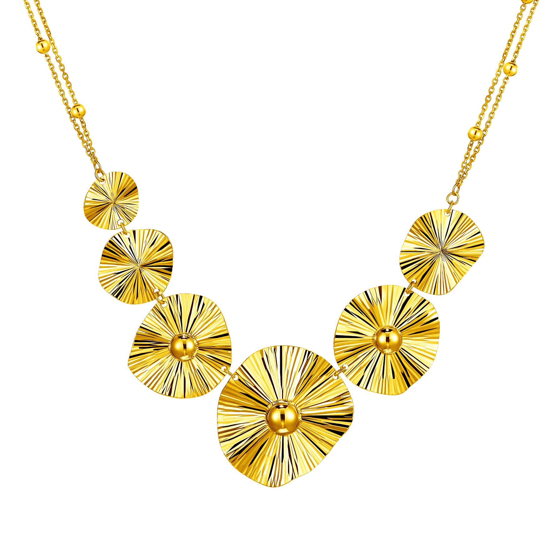 Goldstyle "Lotus Leaf" Gold Necklace