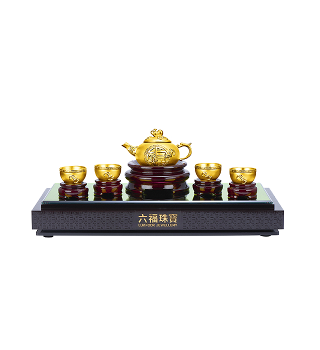 Beloved Collection「金壺納福」Gold Tea Set