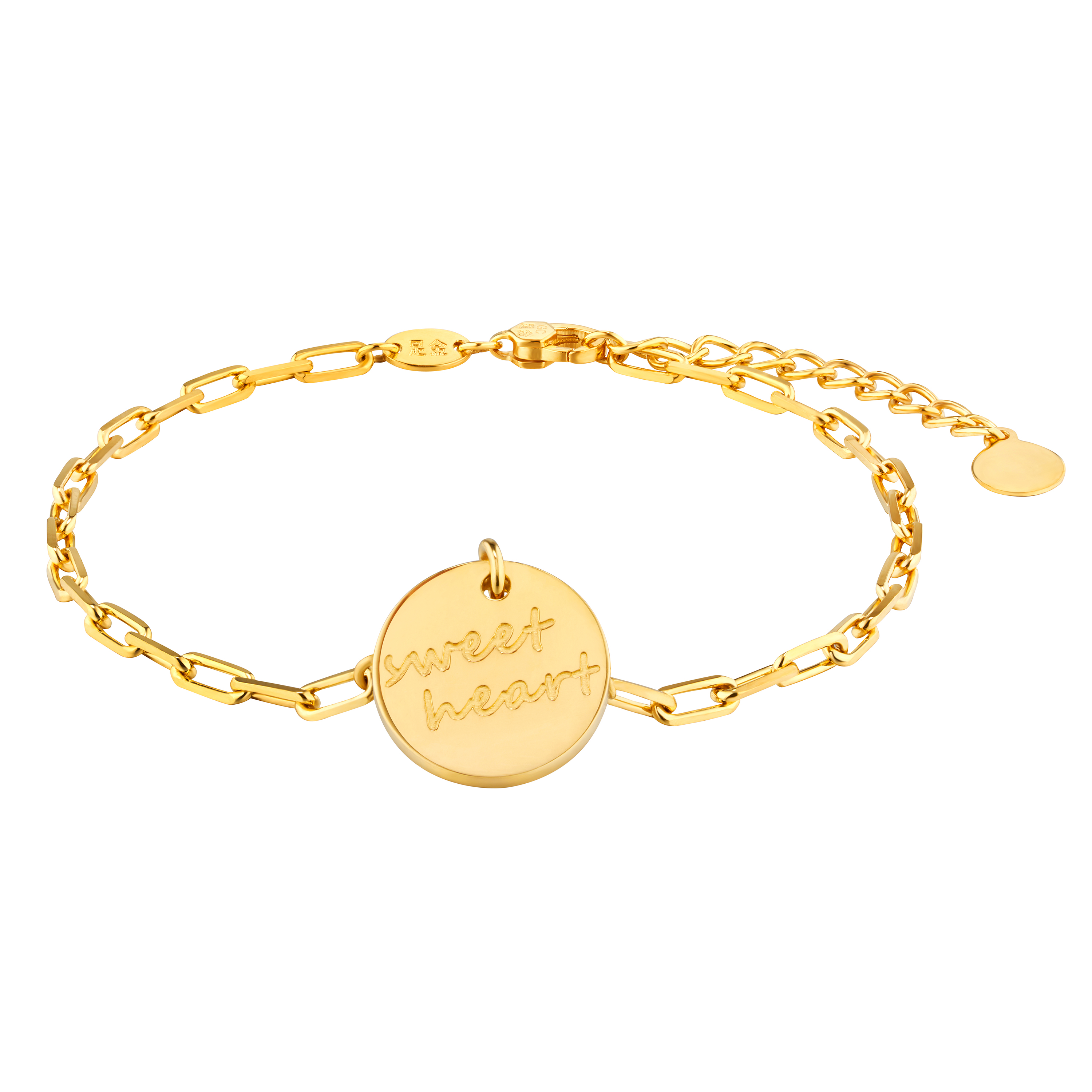"Sweet Heart" Gold Bracelet