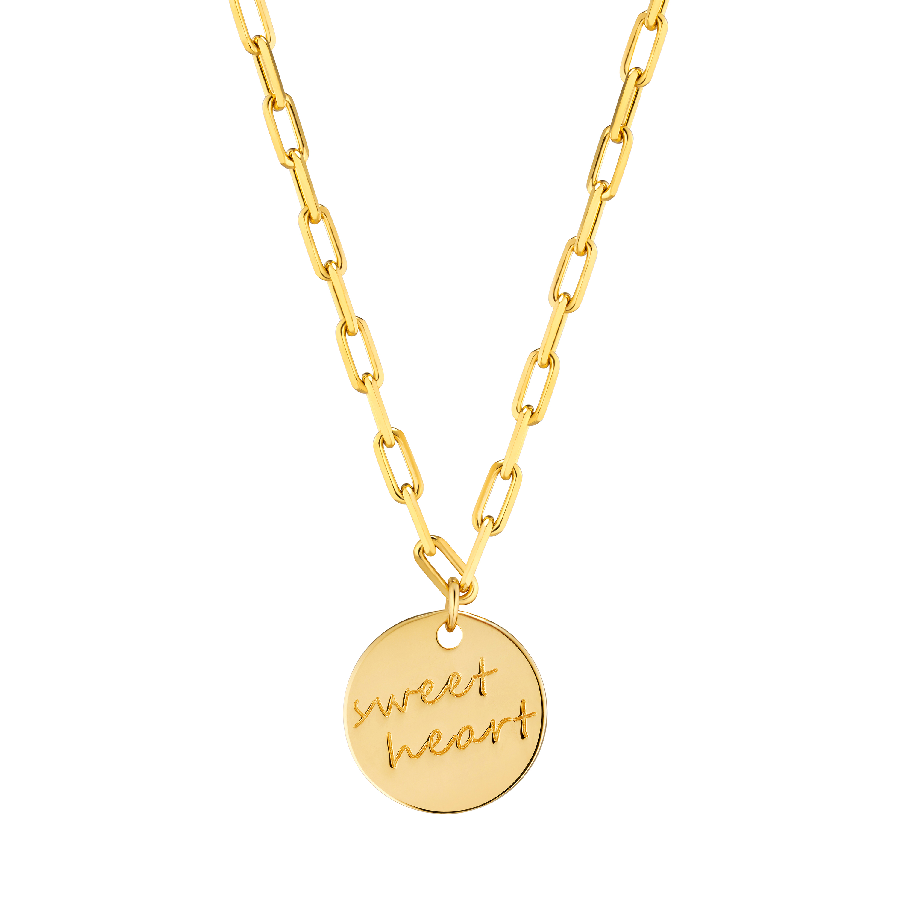 "Sweet Heart" Gold Necklace