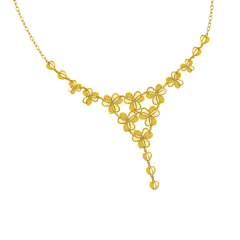 Goldstyle "Lucky Clover" Gold Necklace