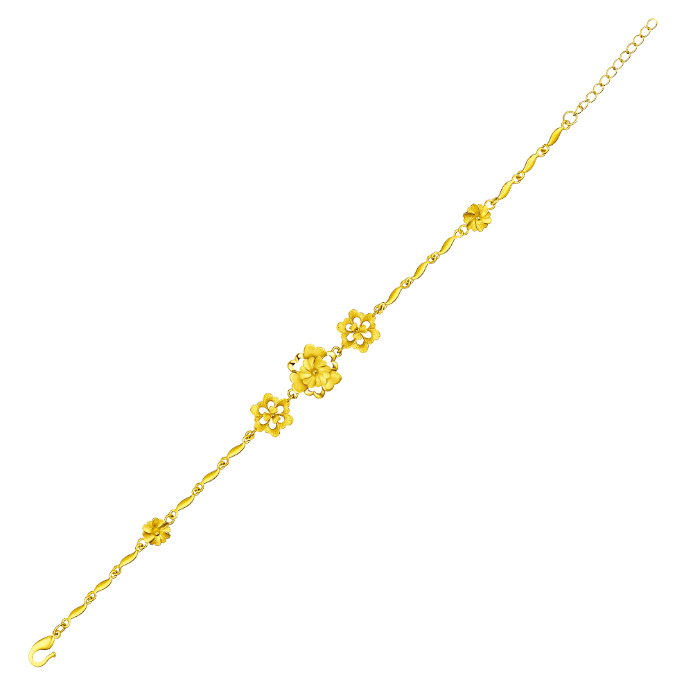Beloved Collection "Love Sentiments" Gold Bracelet