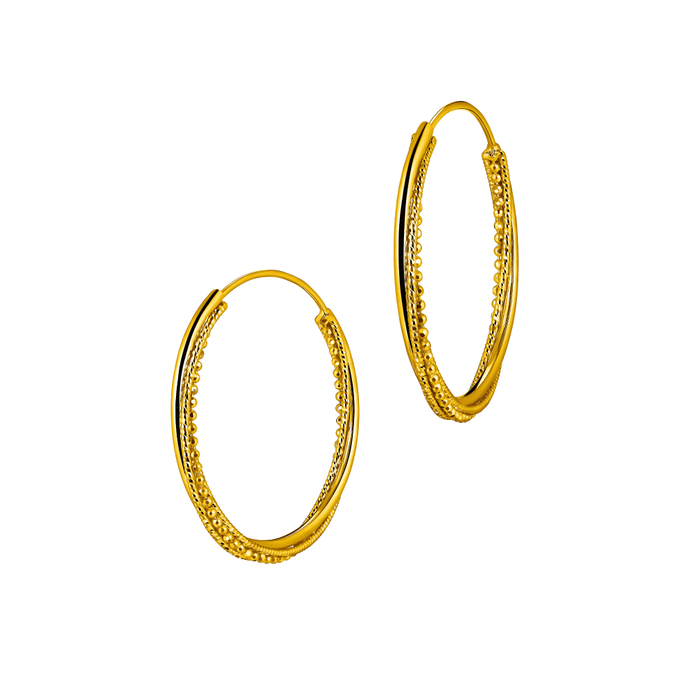 Goldstyle "Love & Destiny"Gold Earrings