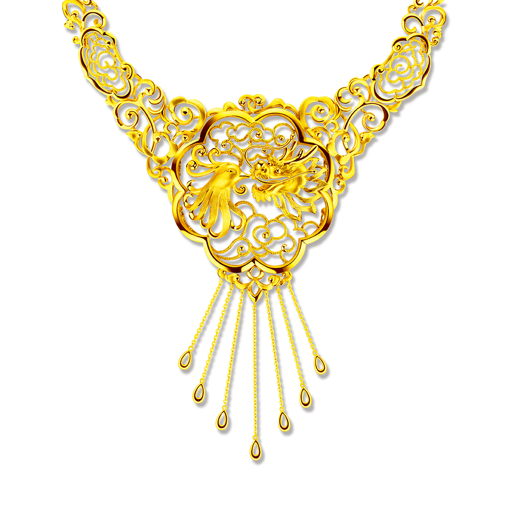 Beloved Collection “Blissful Marriage”Gold Necklace 