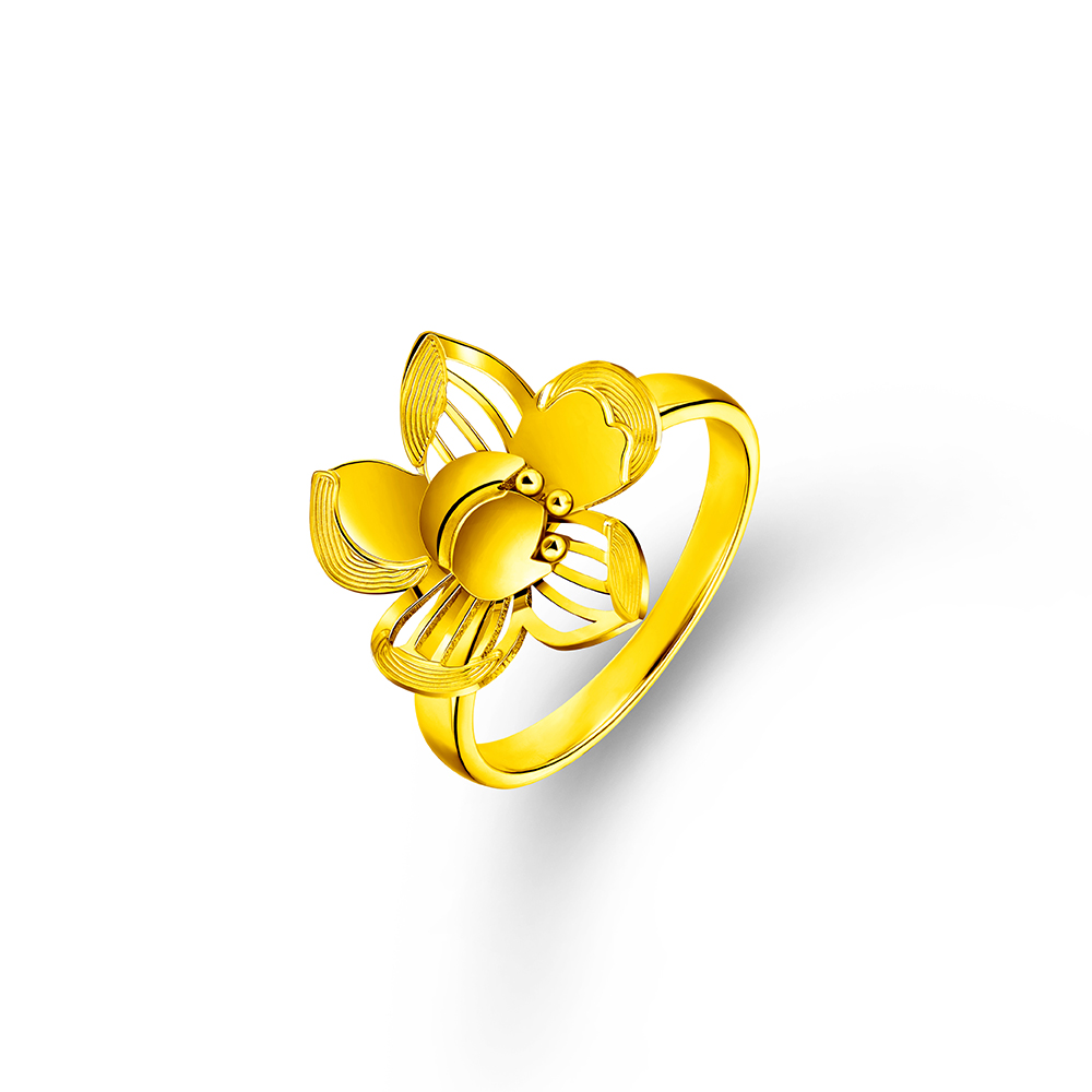 Goldstyle“Floral Beauty”Gold Ring