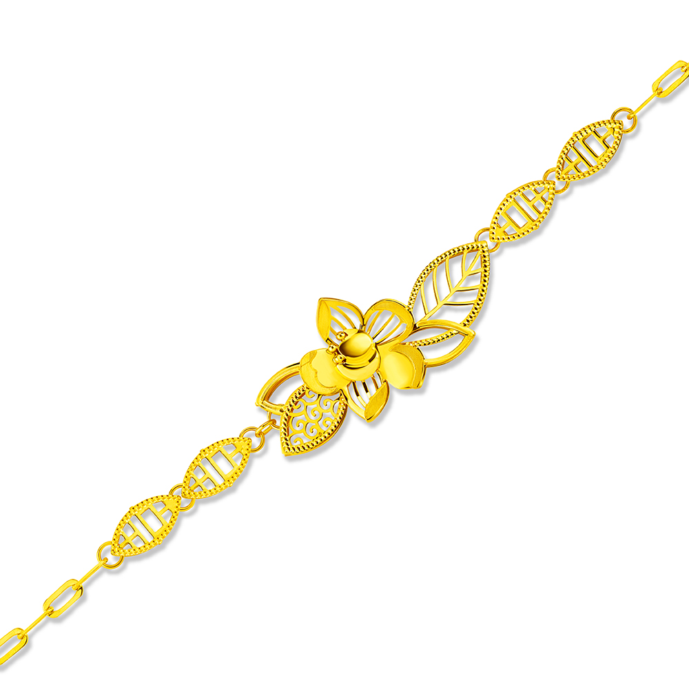 Goldstyle“Floral Beauty”Gold Bracelet