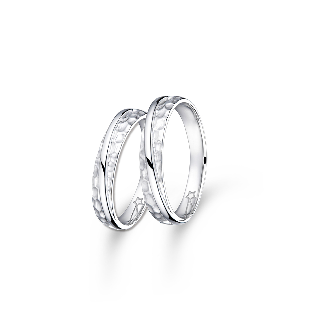 Wedding Collection “Shining Moment” Platinum Wedding Rings 