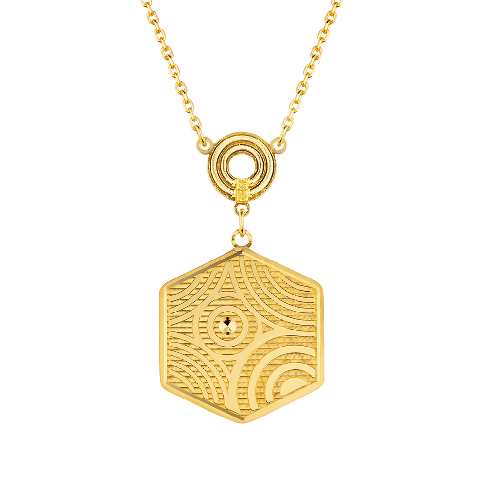 Goldstyle "Auspicious Rain" Gold Necklace 