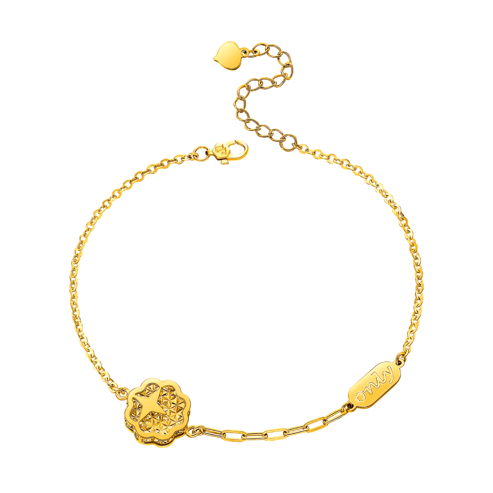 Goldstyle " Star & Moon " Gold Bracelet