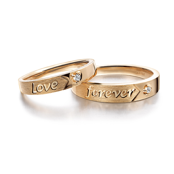 Love Forever Collection 18K Rose Gold Diamond Rings