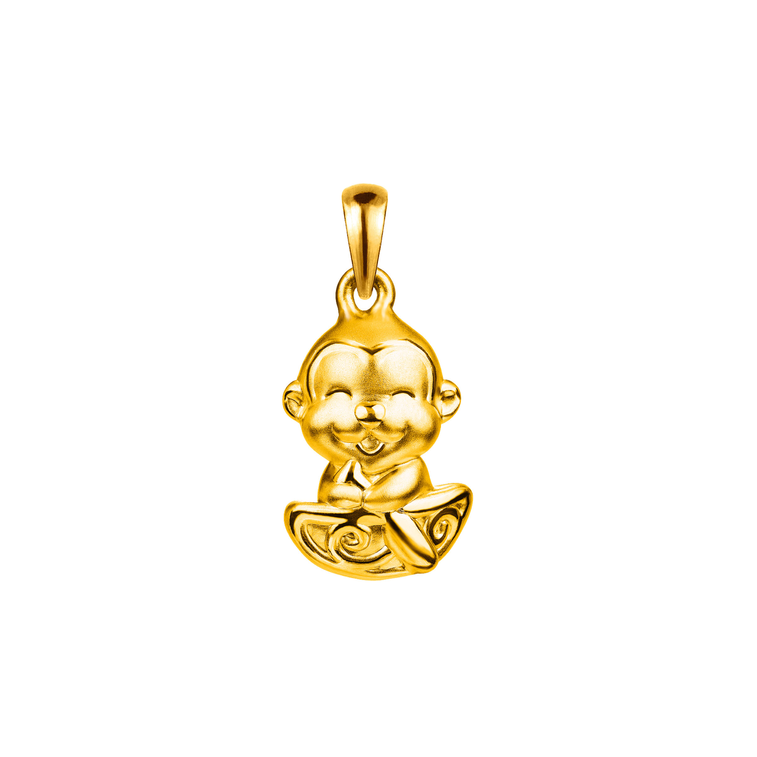 Q版Golden Monkey Gold Pendant