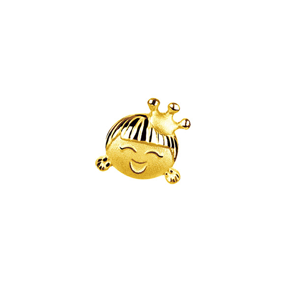 Hugging Family Ting-ting Gold Earring