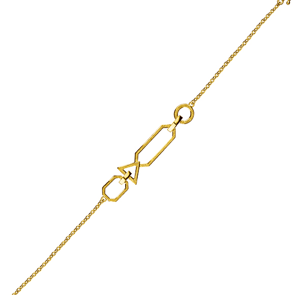 Geometric Gold Bracelets