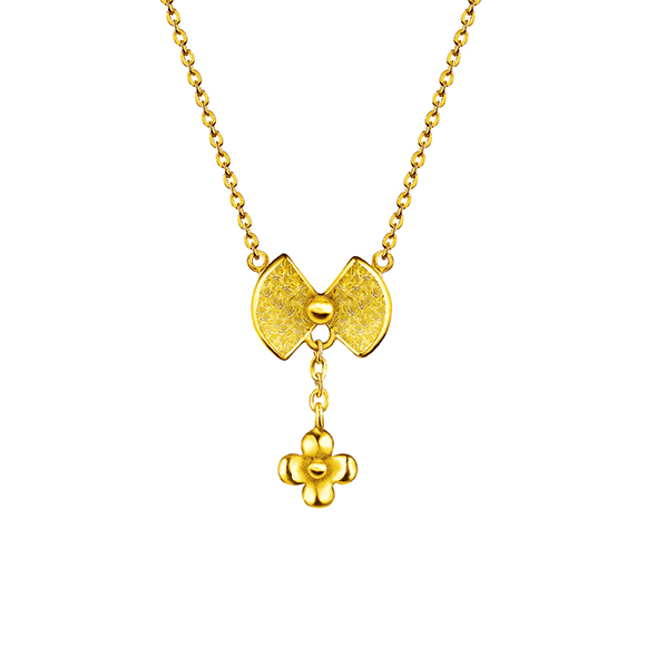 Orchid GoldNecklace