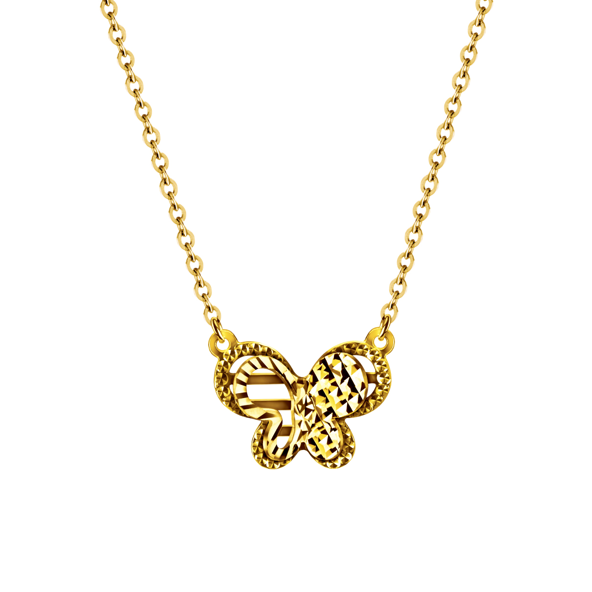 Goldstyle "Dazzling Butterfly" Gold Necklace