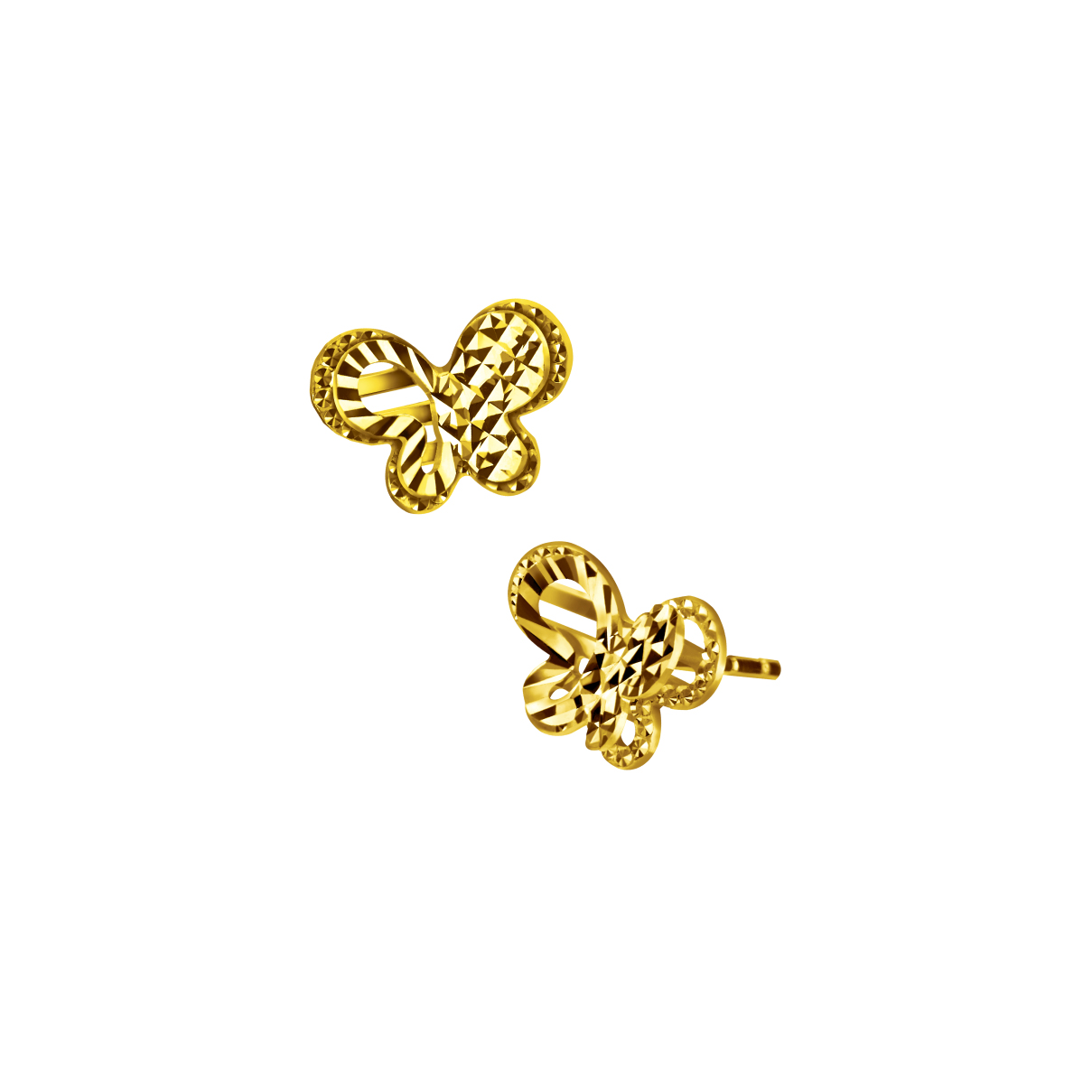 Goldstyle "Dazzling Butterfly" Gold Earrings
