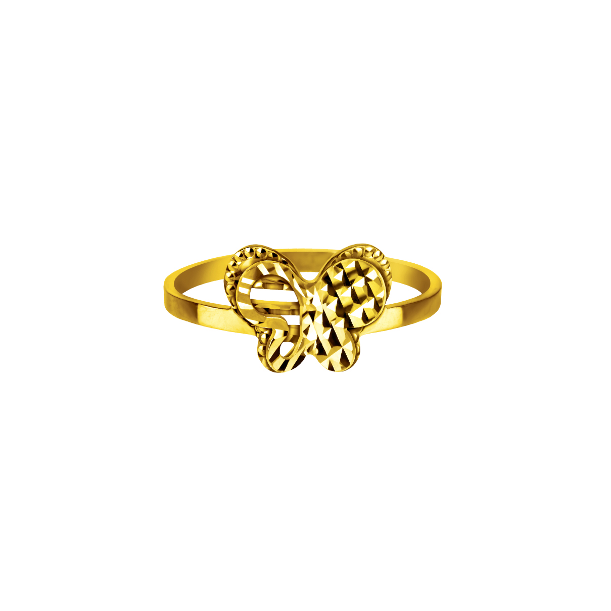 Goldstyle "Dazzling Butterfly" Gold Ring
