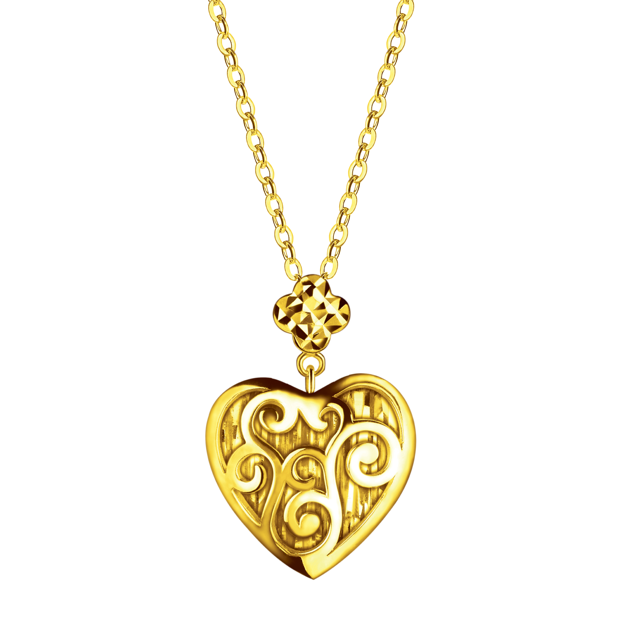 Goldstyle "Beating Heart" Gold Pendant
