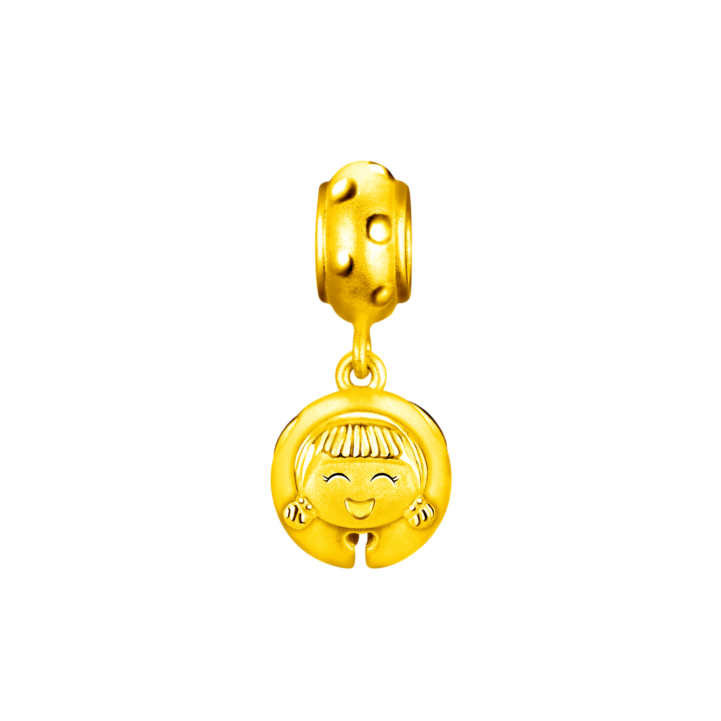 Hugging Family Ting-ting Three dimensional Gold Bell