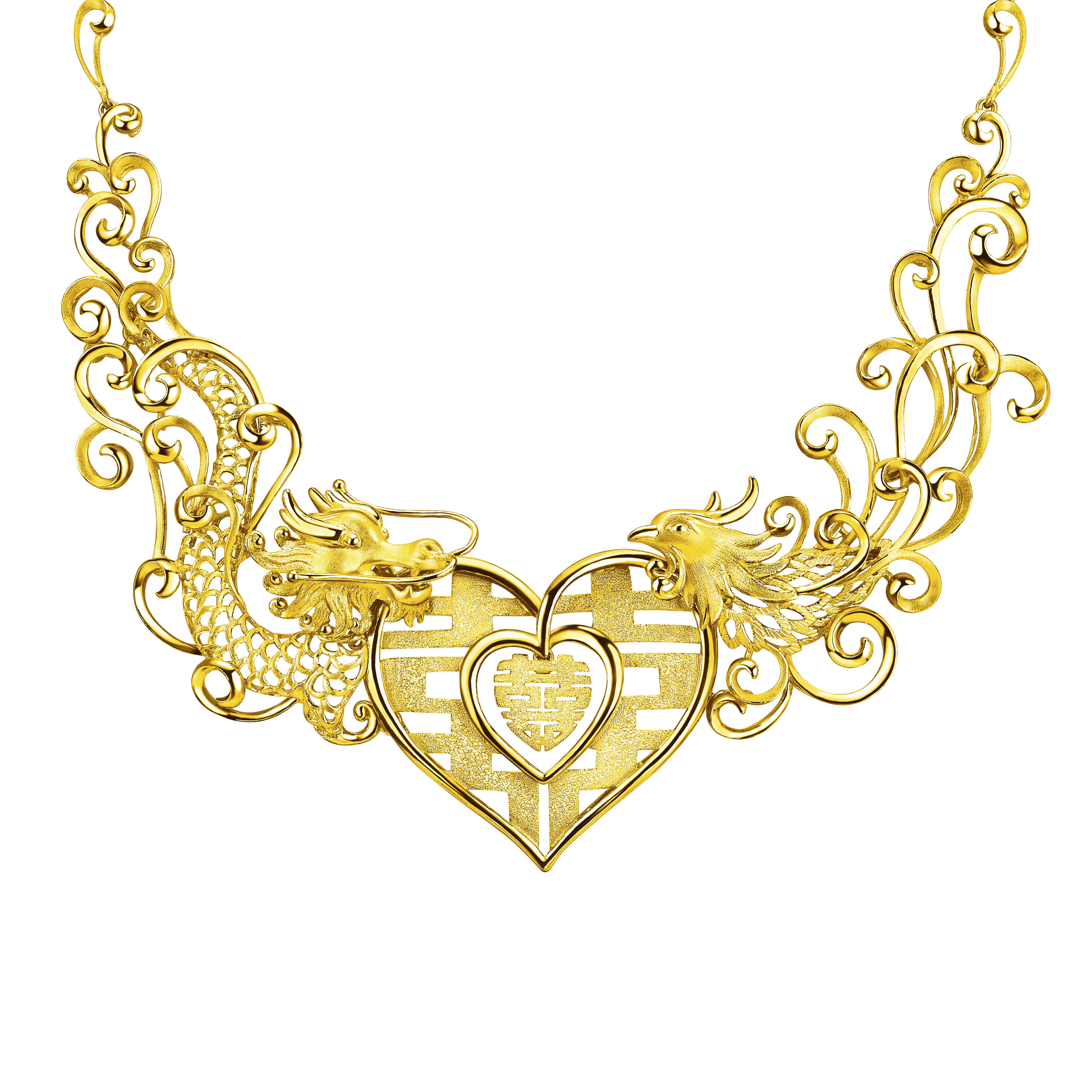 Beloved Collection "Heart beats as One" Gold Necklace