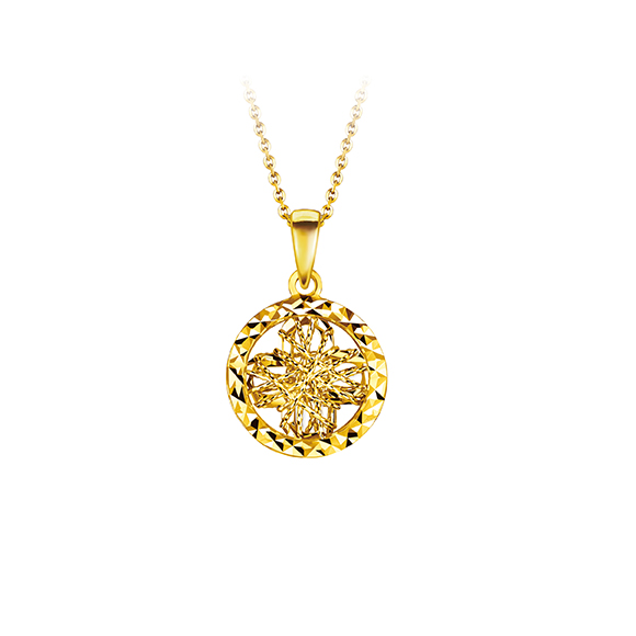Goldstyle "Lucky Clover" Gold Pendant