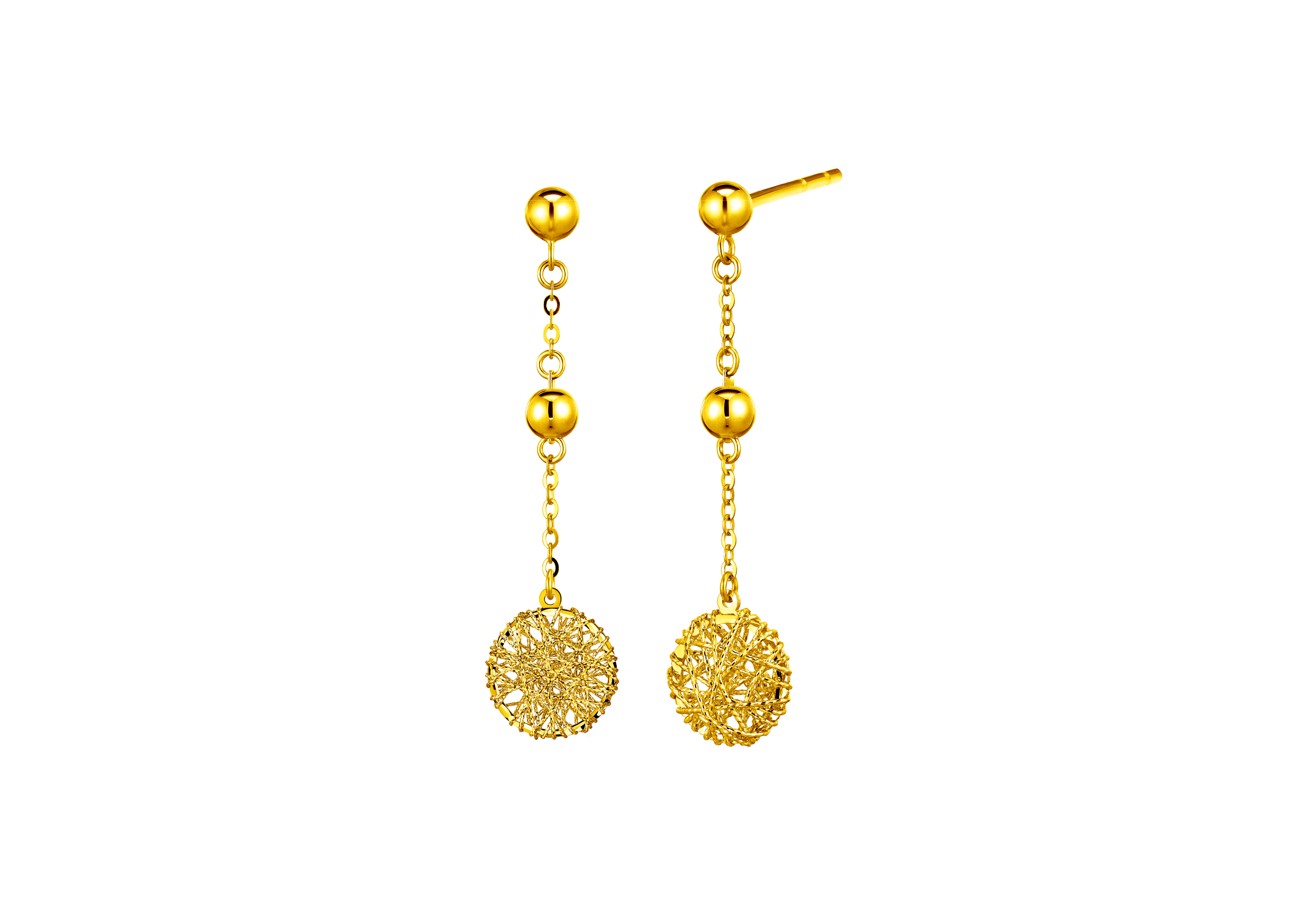 Goldstyle "Sparkling Beauty" Gold Earrings