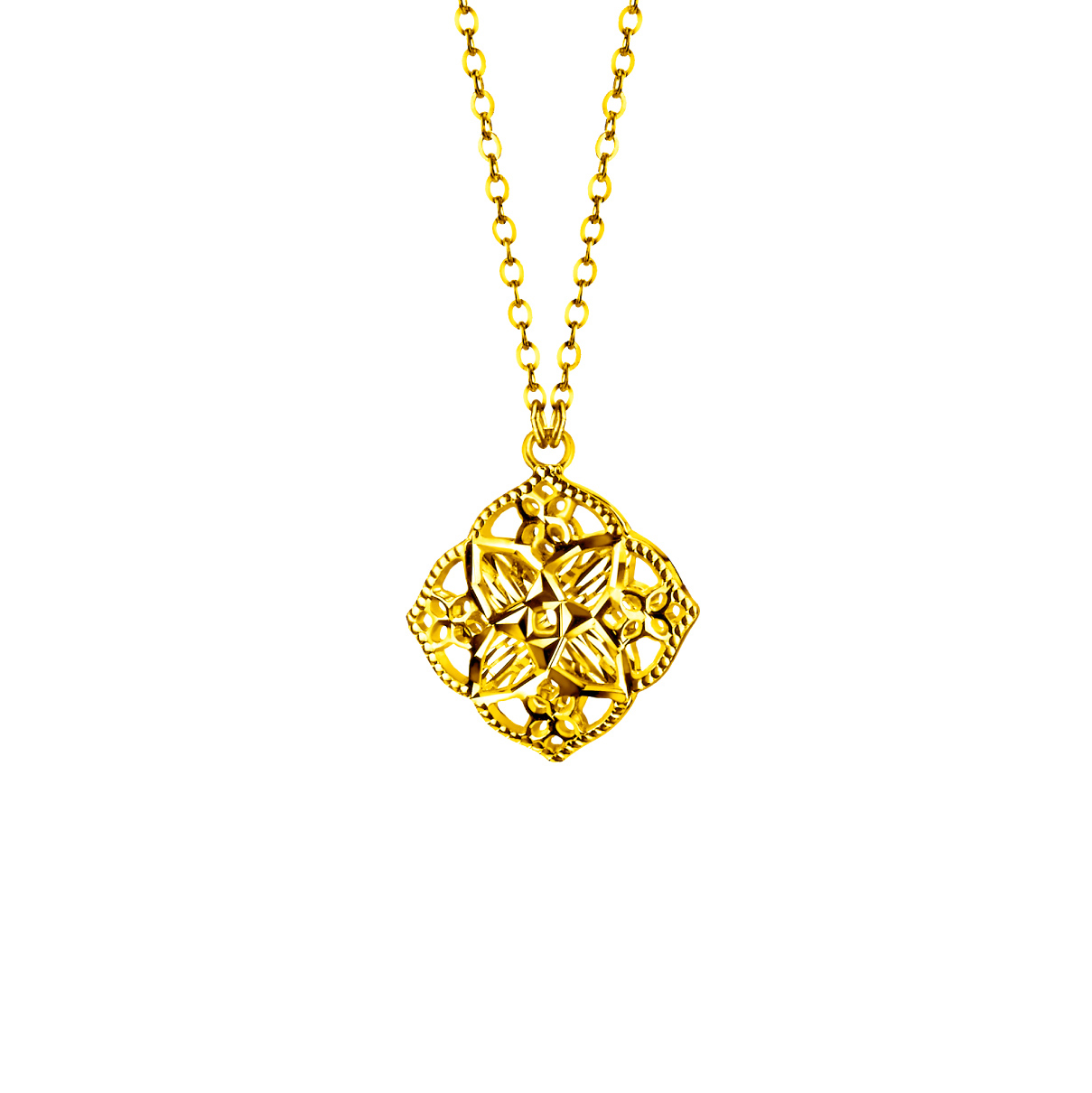 Goldstyle Floral Love Pendant