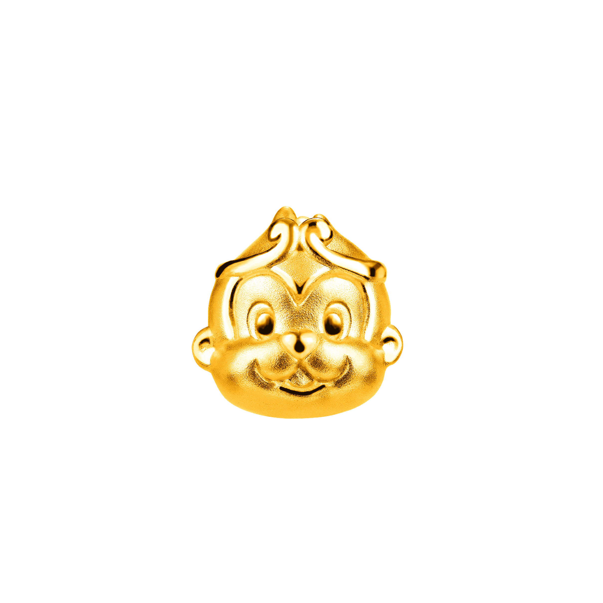 Q版Golden Monkey Gold Charm with Gold Bracelet