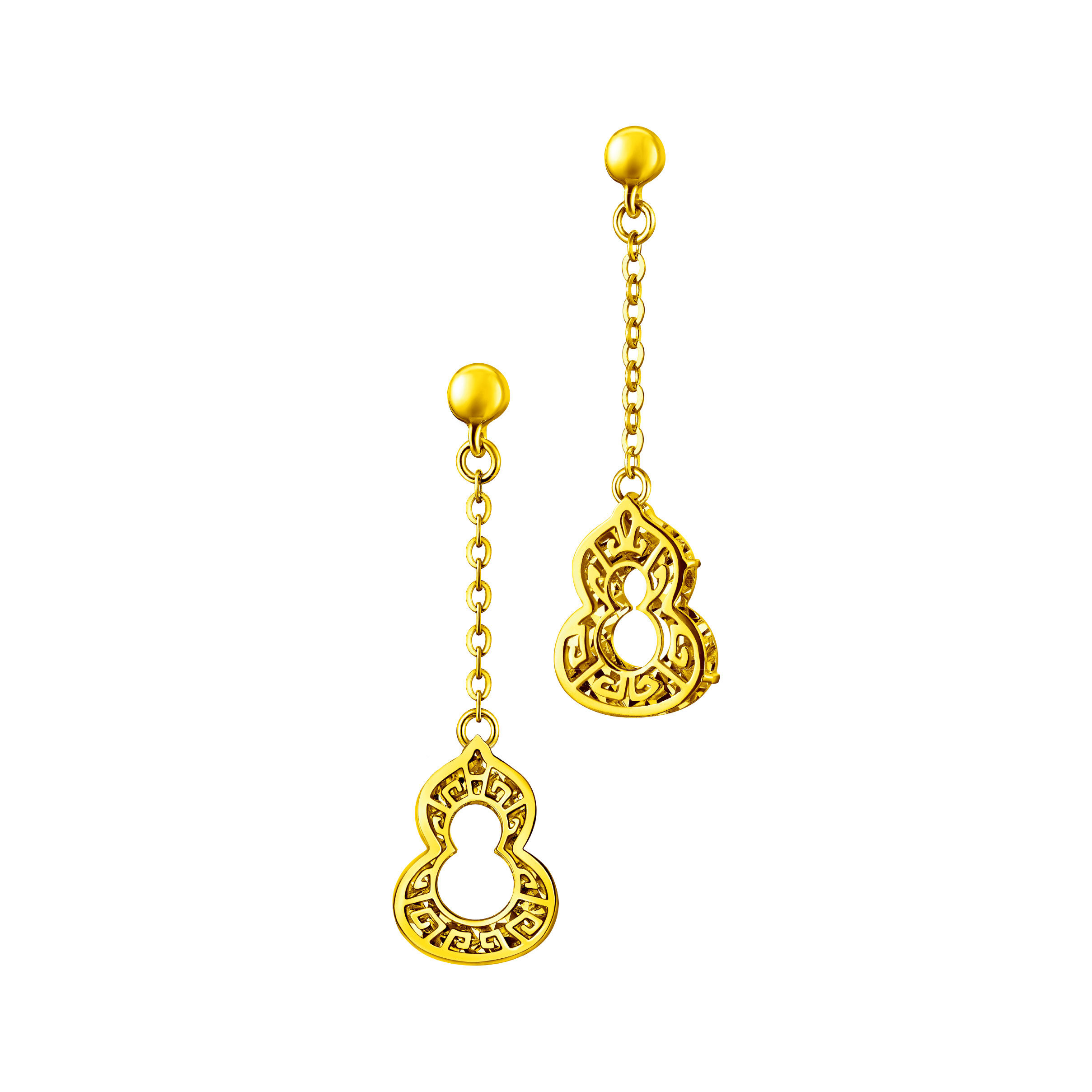 Goldstyle "Gourd" Gold Earrings
