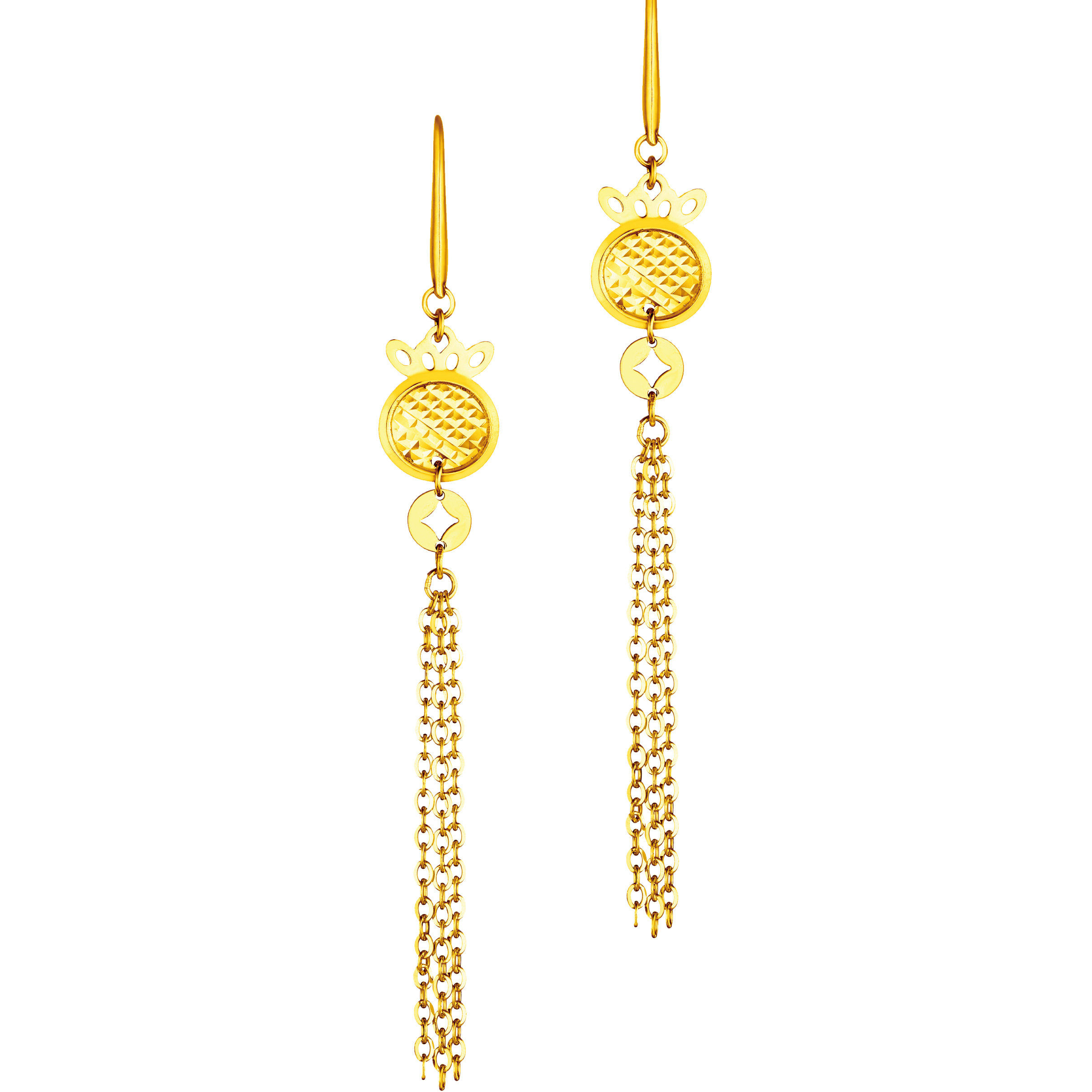 Goldstyle「黃金菠蘿」Earrings