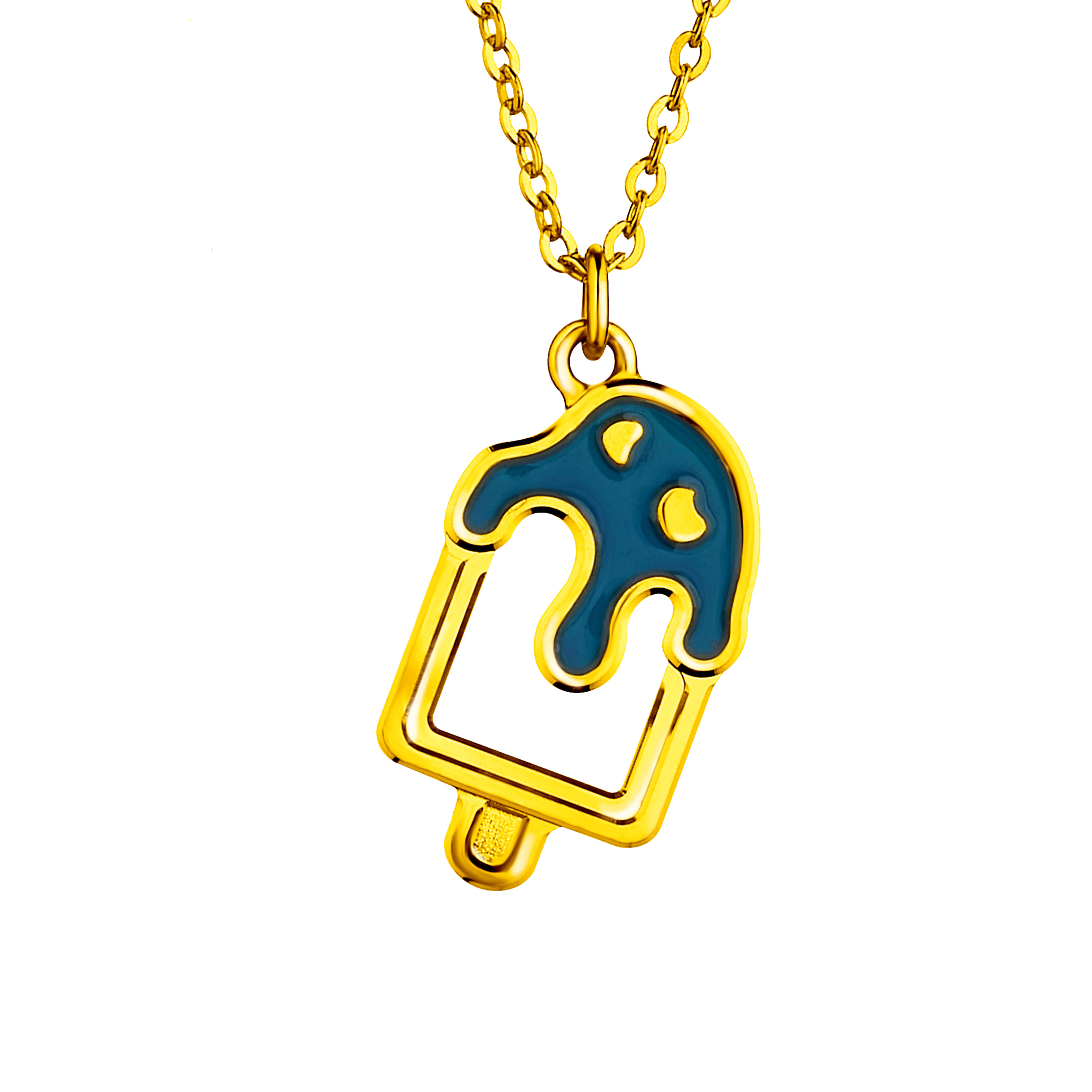 Dear Q "Ice-lolly" Gold Necklace