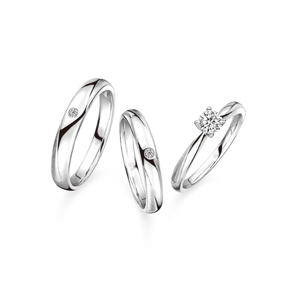 Wedding Collection Match Your Pair of Wedding Rings collection「緣伴一生」Set Rings