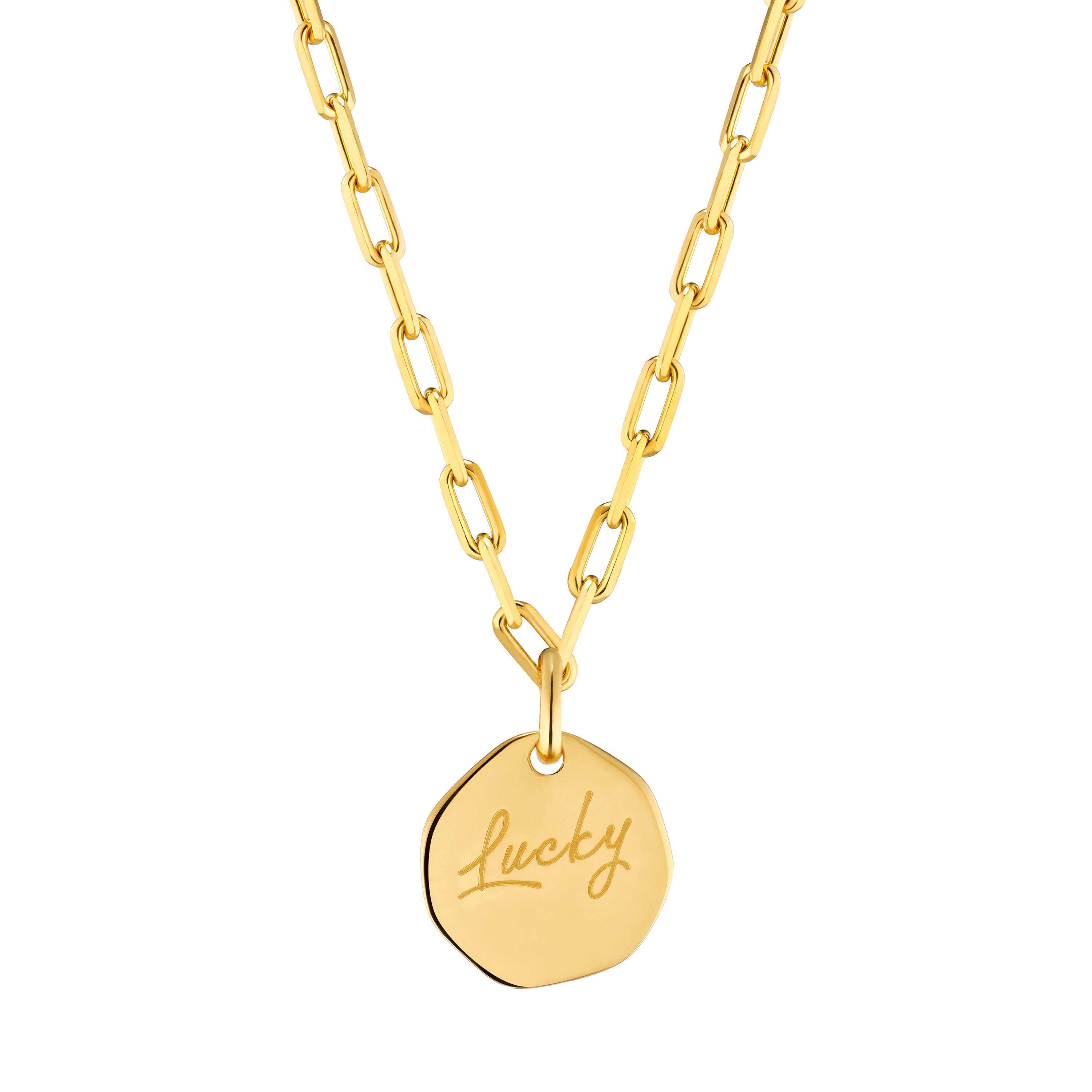 "Lucky" Gold Necklace