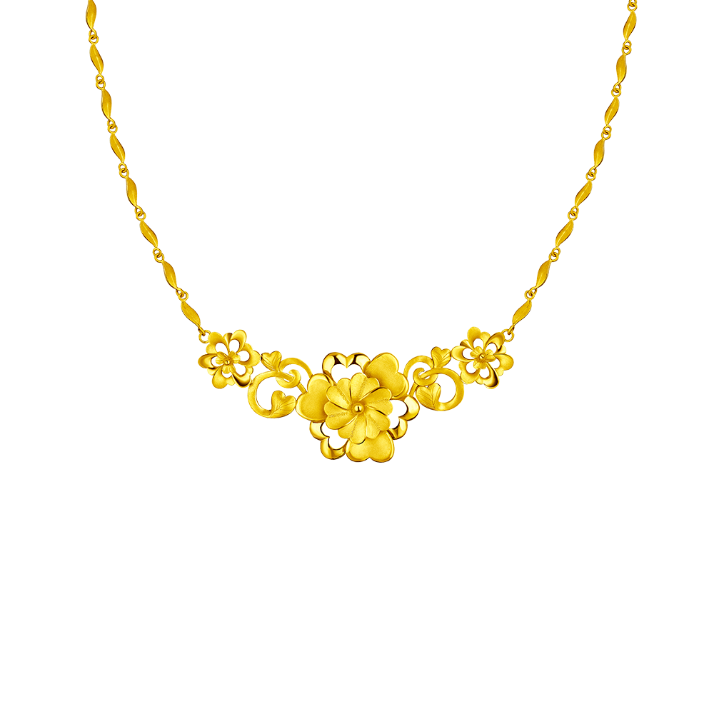 Beloved Collection "Love Sentiments" Gold Necklace