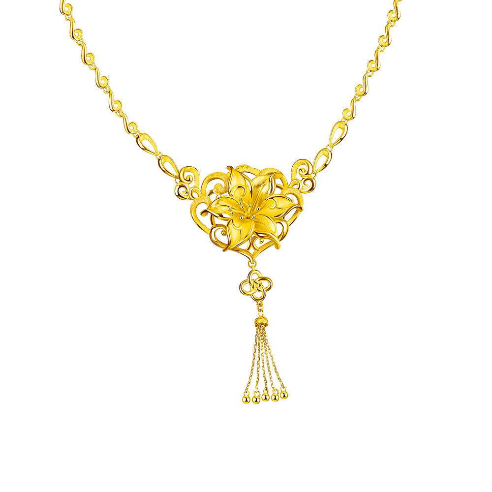 Beloved Collection "Happy Union" Gold Necklace