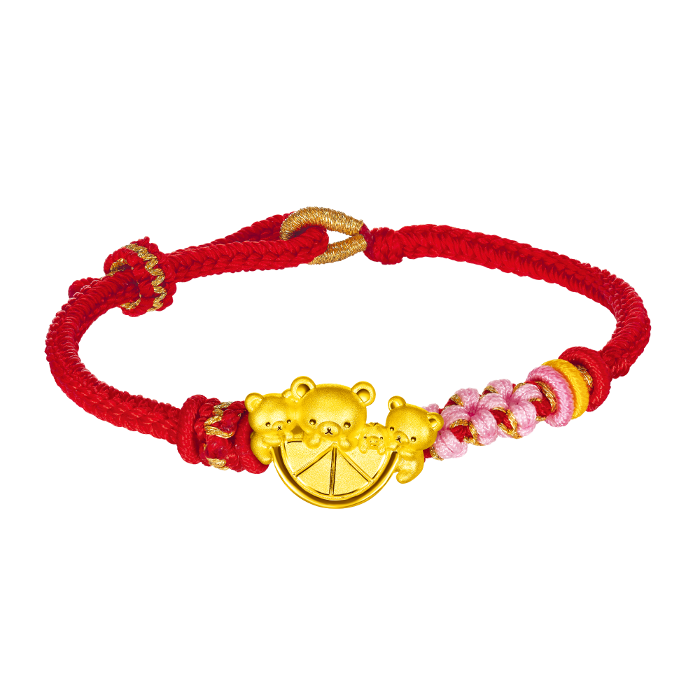 Rilakkuma™ Collection "Rilakkuma™ and Friends & Orange" Gold Bracelet