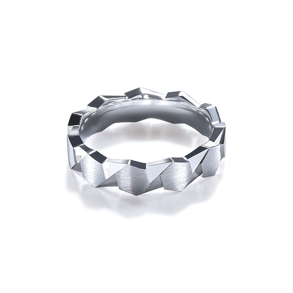 Hexicon 18K White Gold Ring （Male）