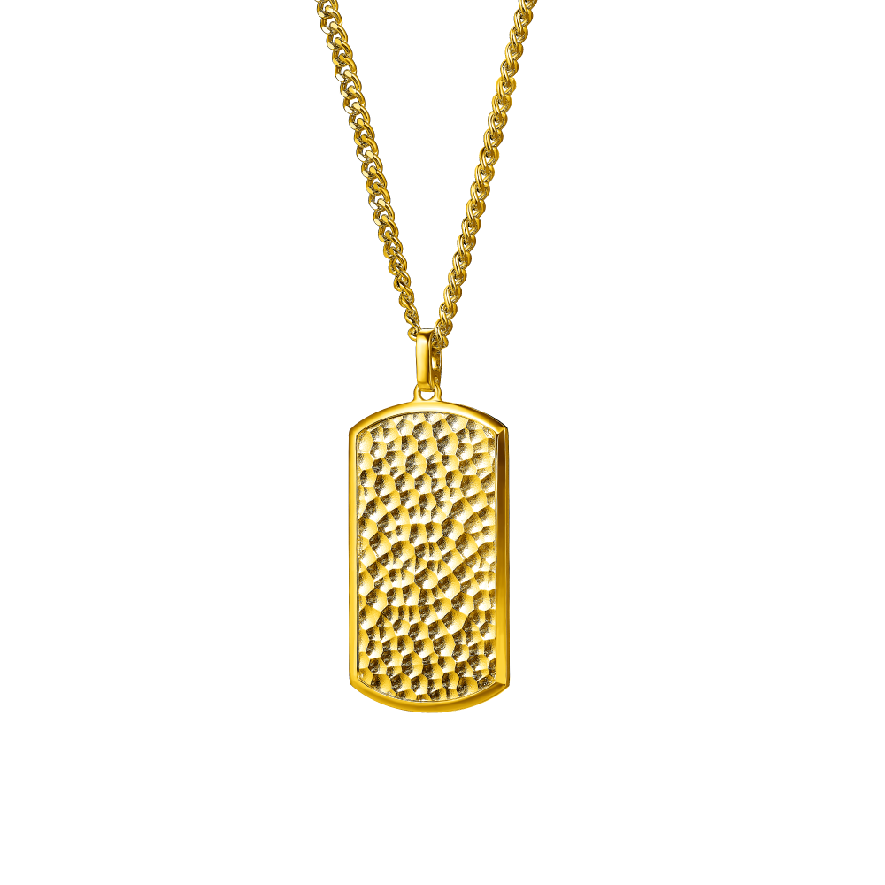 Goldstyle Hammered Chic Pendant (Male)