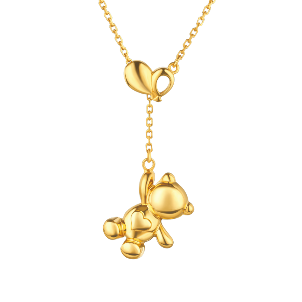 Light of Gold "Bear of Love Gold" Necklace