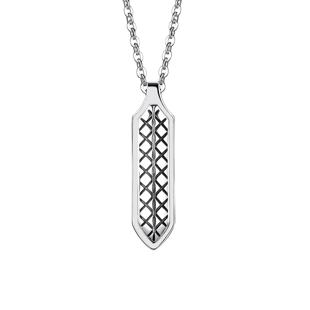 F-style Pt in Style Platinum Pendant For Men