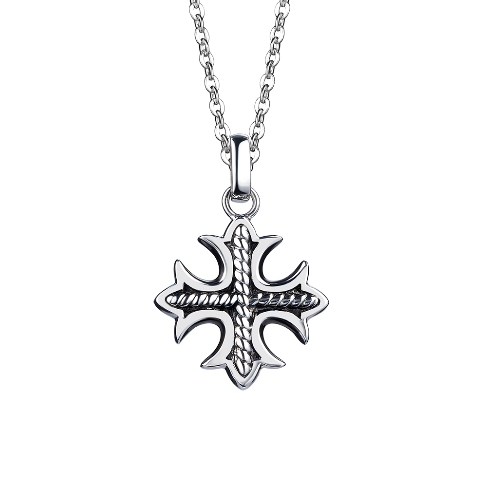 F-style Pt in Style Platinum Pendant For Men