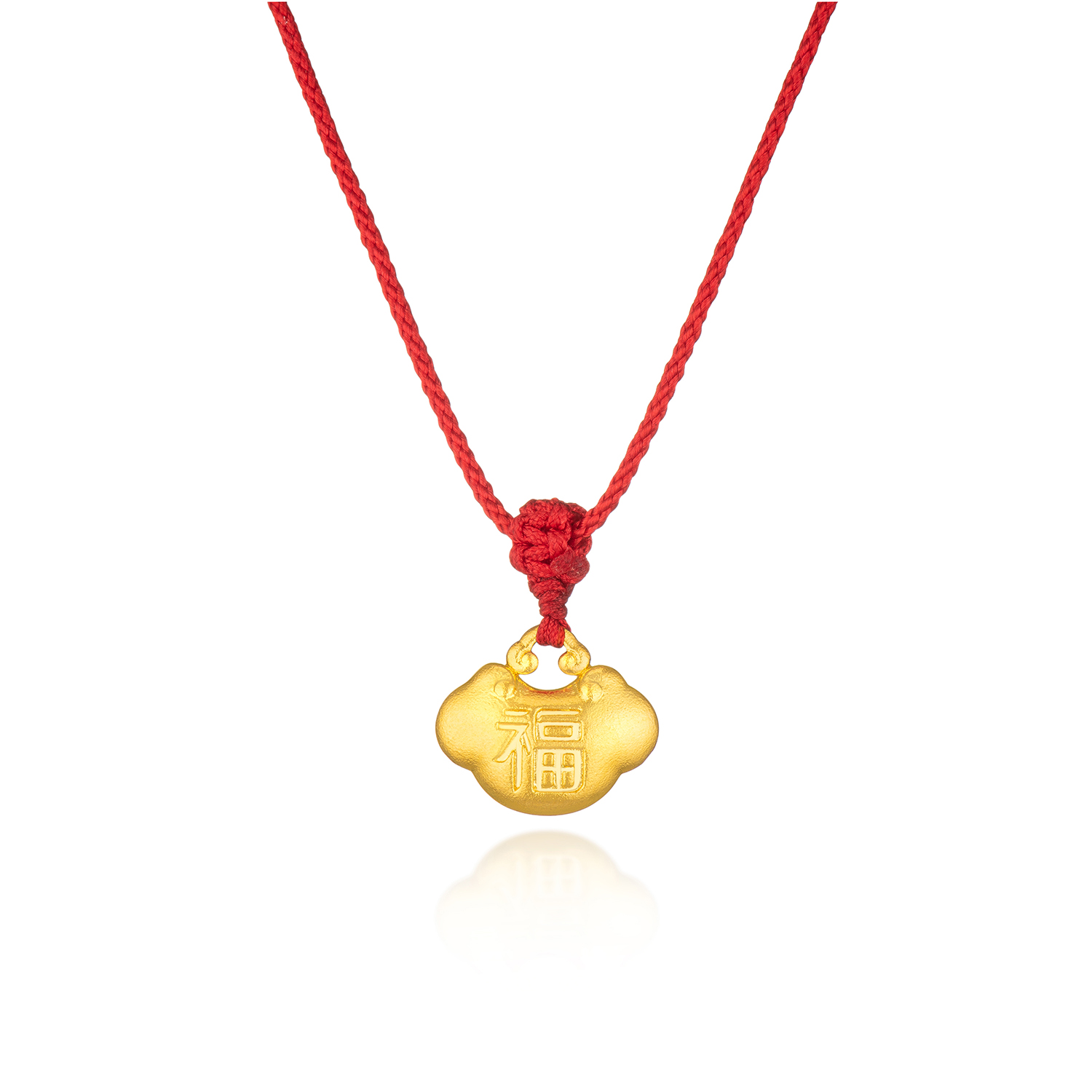Heirloom Fortune Collection “Peace & Joy” Gold Pendant