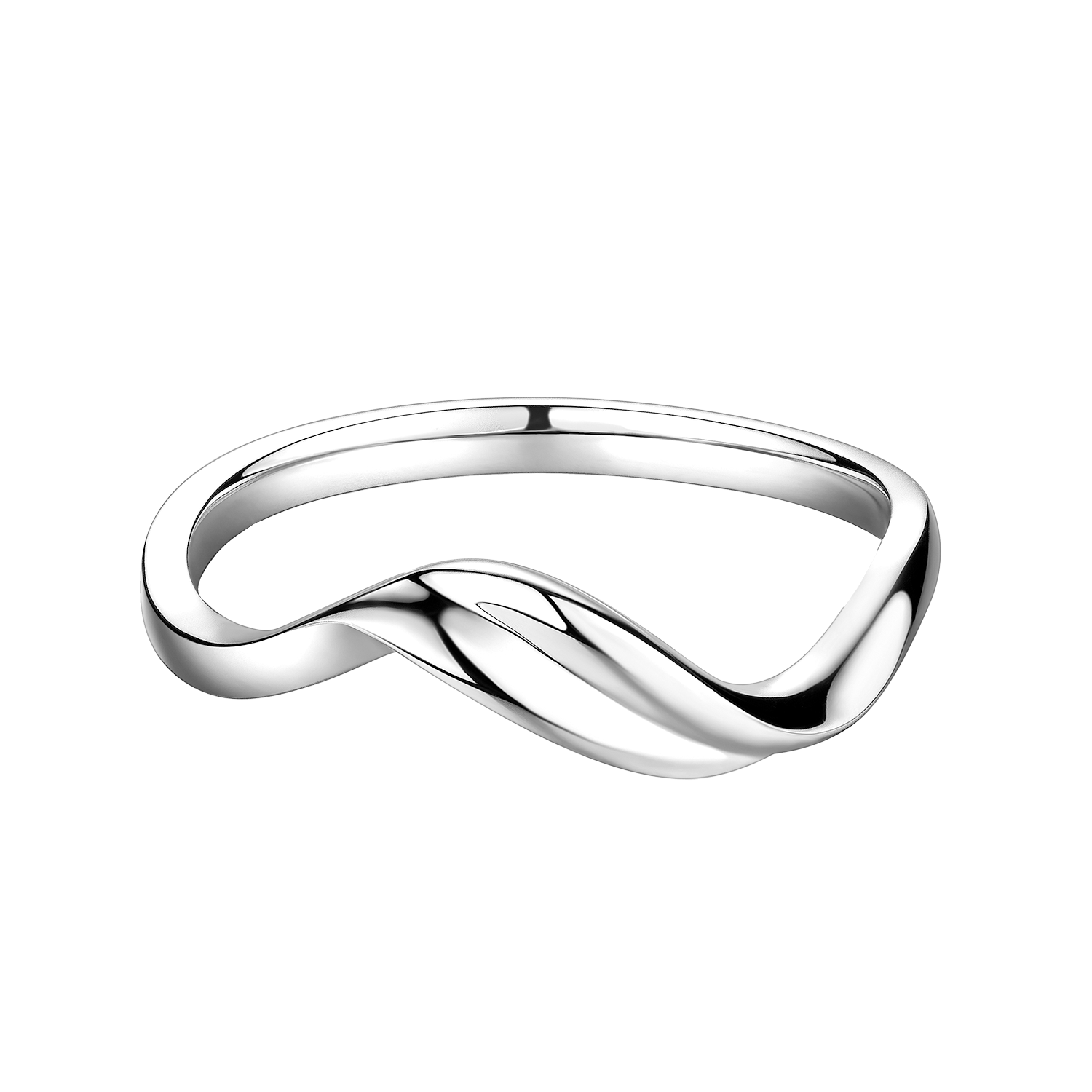 Pt Graceful "Wings of Freedom" Platinum Ring