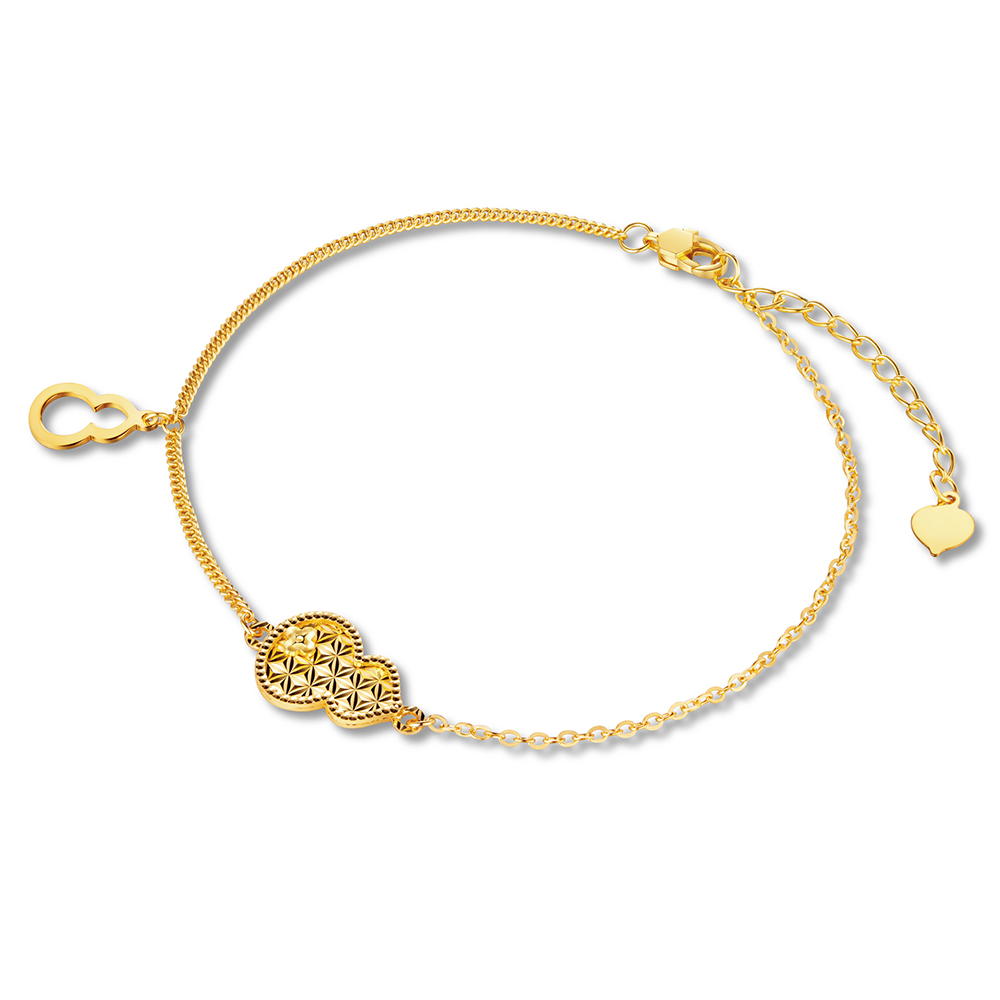 Goldstyle "Fortune Gourd" Gold Bracelet