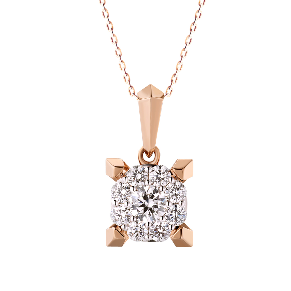天天爱上新hexicon 18k金钻石吊坠 | 六福珠宝lukfook jewellery官方