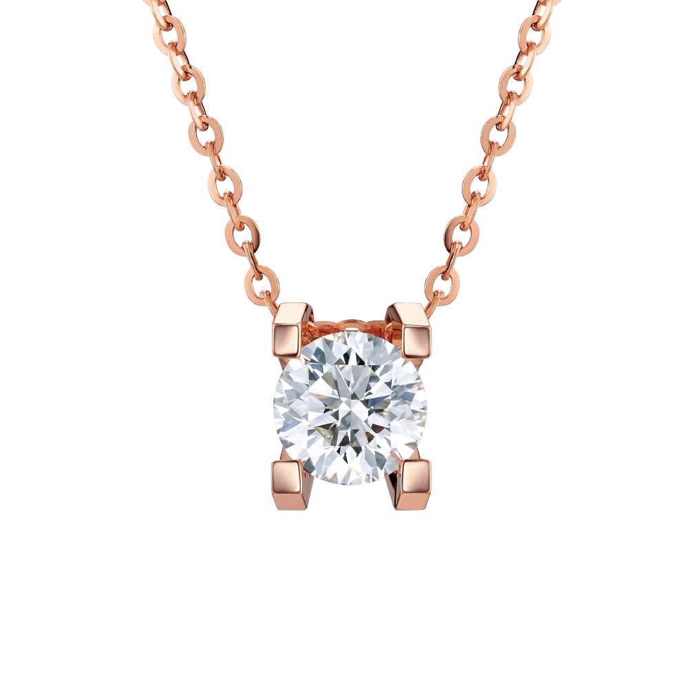 Hexicon 18K Gold Diamond Necklace(Basic Setting)