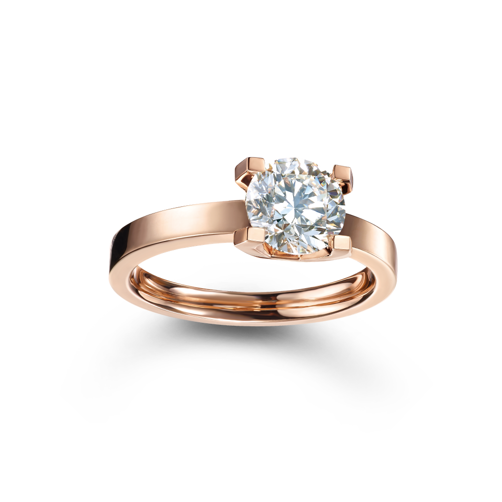 Hexicon 18K Gold Diamond Ring (Basic Setting)