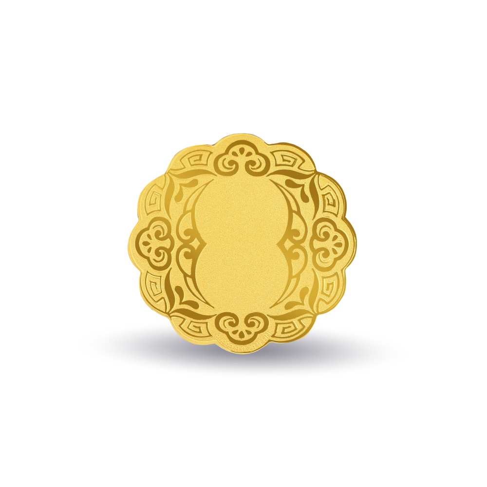Gold Mooncake Ornament