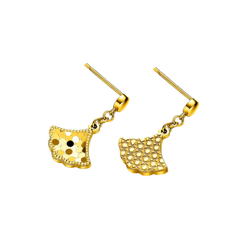 Goldstyle " Happiness Induction " Gold Earrings