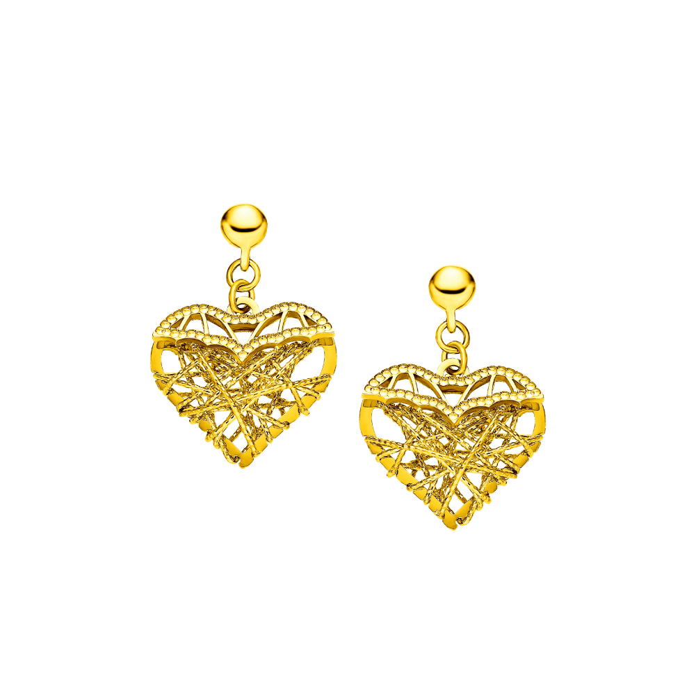 Goldstyle " Loving You " Gold Earrings